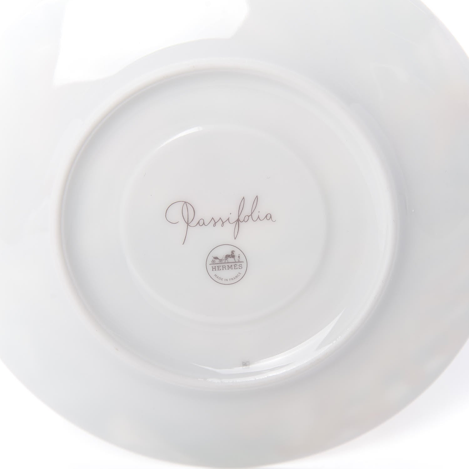 Hermes Porcelain Passifolia Tea Cup And Saucer Set Of 2 9 of 10