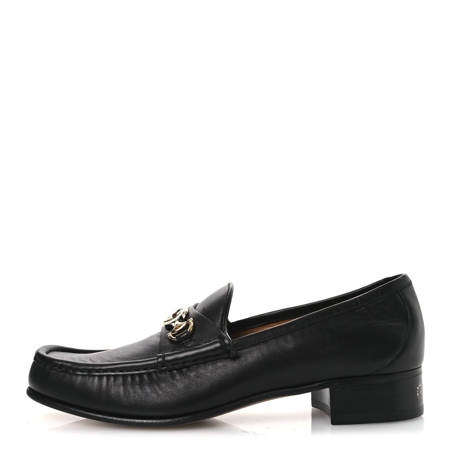 Gucci Agnello Plonge Granada Kid Mens Zumi Loafers 11 Black 1 of 11