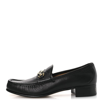 Gucci Agnello Plonge Granada Kid Mens Zumi Loafers 11 Black 1 of 11