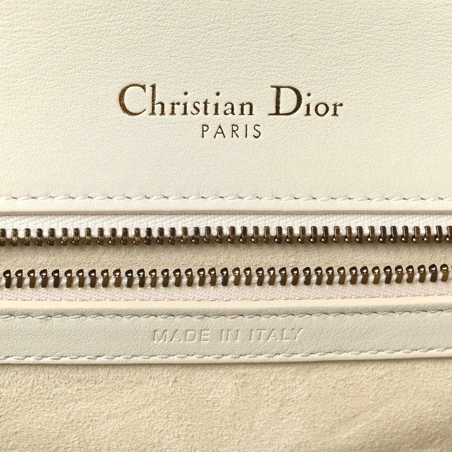 Christian Dior Lambskin Studded Medium Diorama Flap Bag Latte 6 of 10