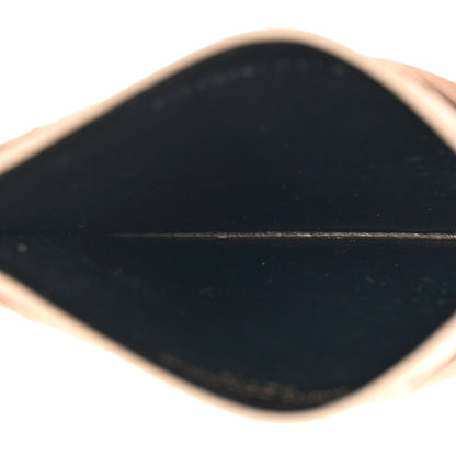 Saint Laurent Grain De Poudre Matelasse Chevron Monogram Credit Card Case Cork 5 of 7