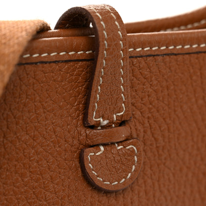 Hermes Taurillon Clemence Evelyne TPM Gold 12 of 12