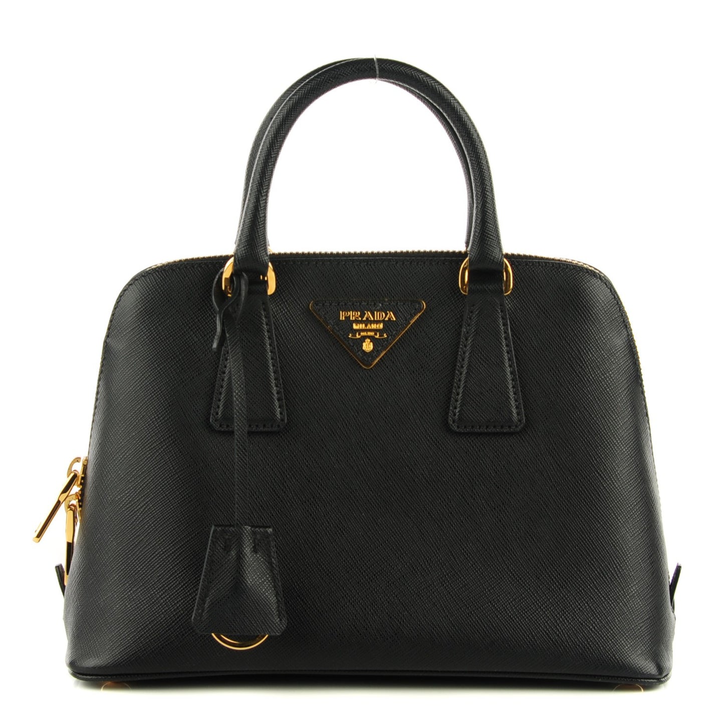 Saffiano Lux Small Promenade Tote Black