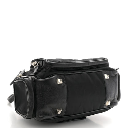 Prada Tessuto Nylon Shoulder Bag Black 4 of 12