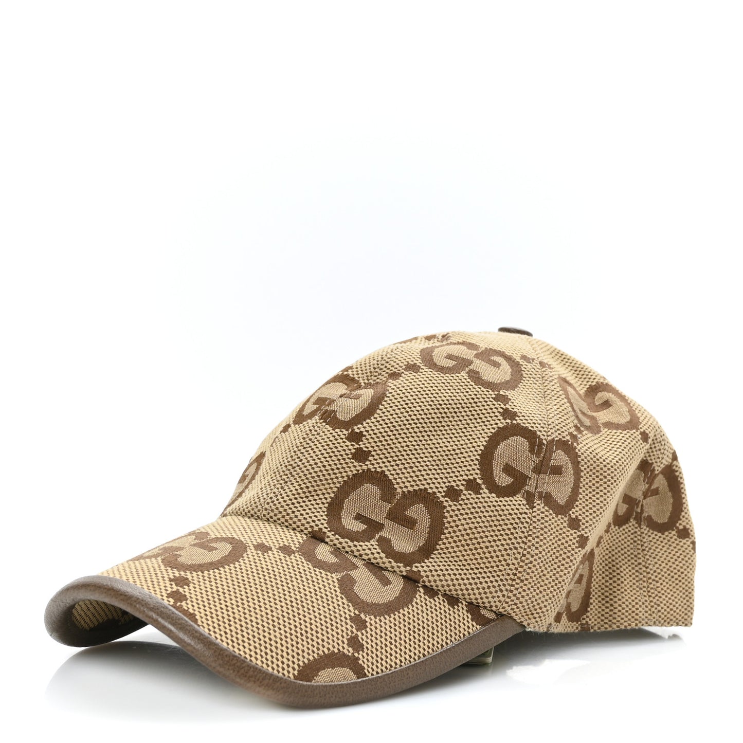 Monogram Jumbo GG Baseball Hat M 57 Camel Ebony