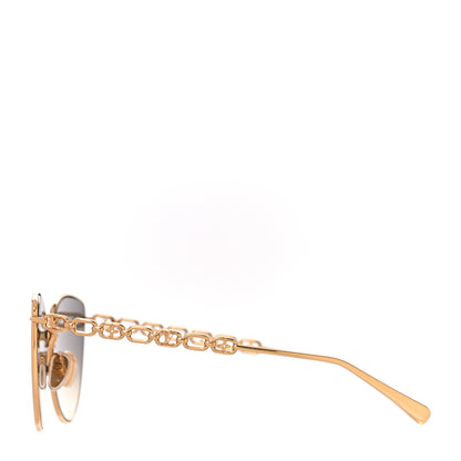 Louis Vuitton My LV Chain Cat Eye Sunglasses Z1521W Gold 2 of 8