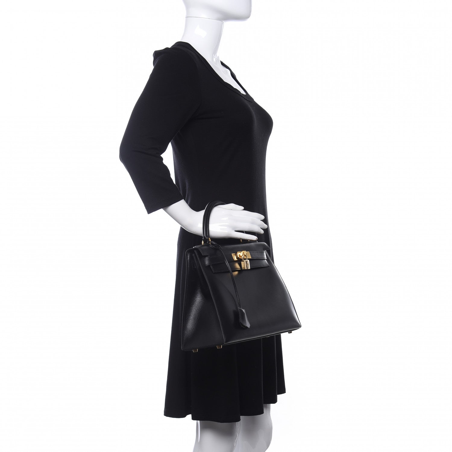 Hermes Box Kelly Sellier 28 Black 3 of 12
