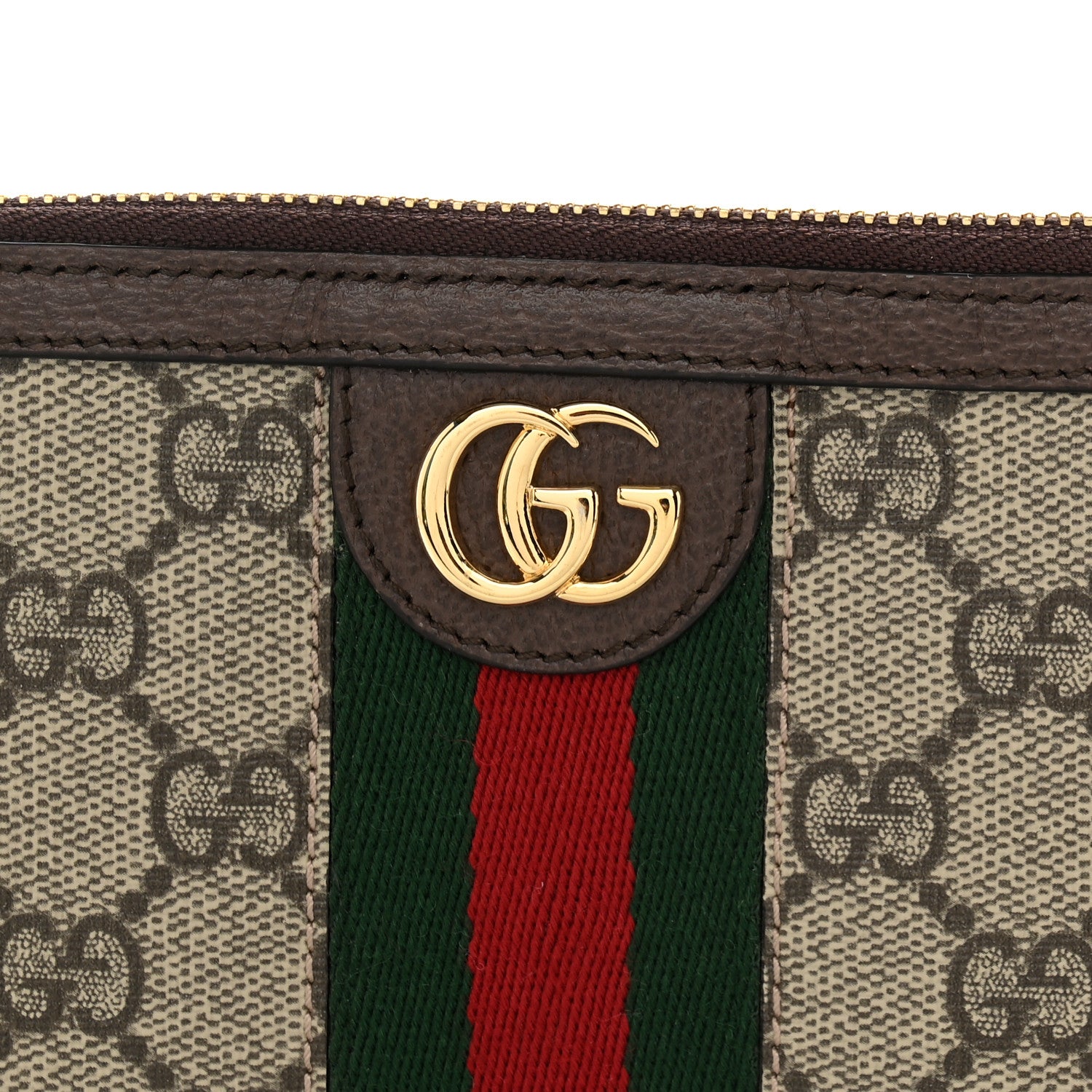Gucci GG Supreme Monogram Web Ophidia Utility Belt Bag 75 30 Beige Ebony New Acero 8 of 10