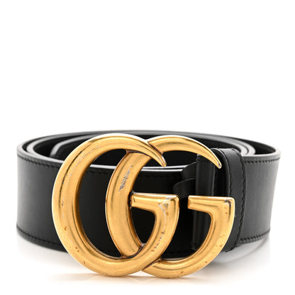 Gucci Calfskin Double G 40mm Belt 80 32 Black 1 of 8
