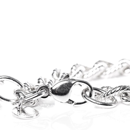 Tiffany Sterling Silver Dogwood Charm Bracelet 6 of 6