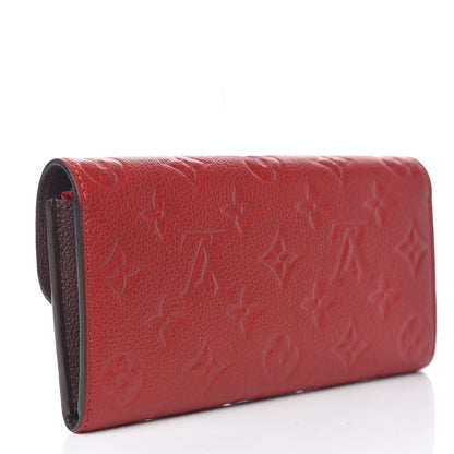 Louis Vuitton Empreinte Emilie Wallet Cherry 3 of 7