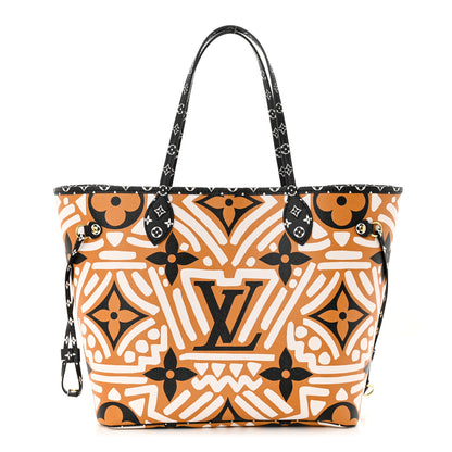 Louis Vuitton Monogram Giant Crafty Neverfull MM Creme Caramel 1 of 11