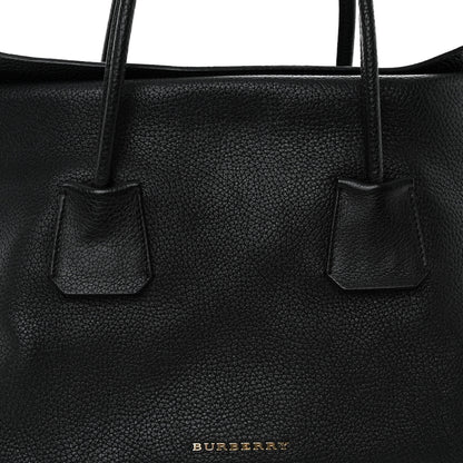 Burberry London Grainy Calfskin Medium Baynard Tote Black 8 of 12