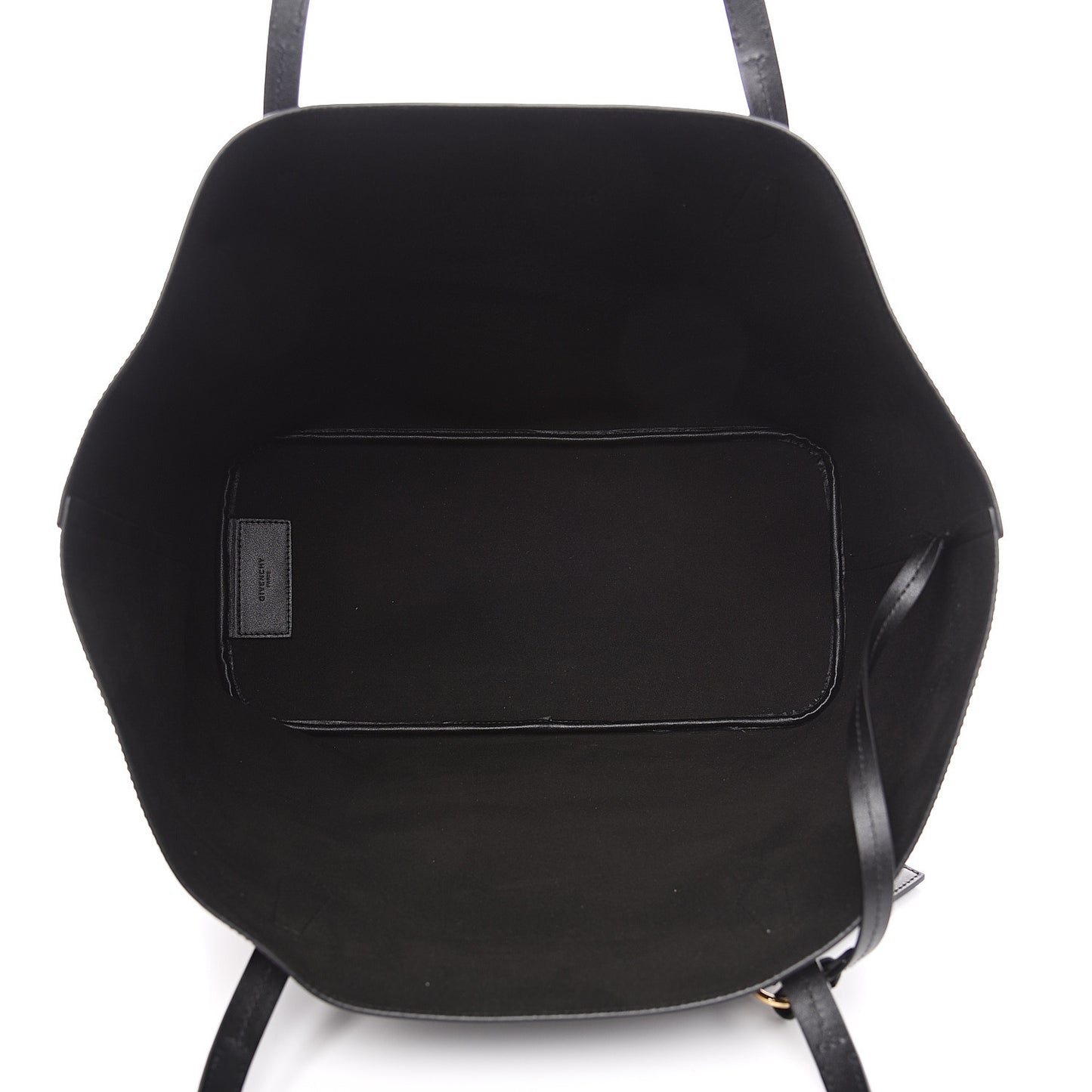 Smooth Calfskin Logo Chain Wing Shopper Tote Black Pink