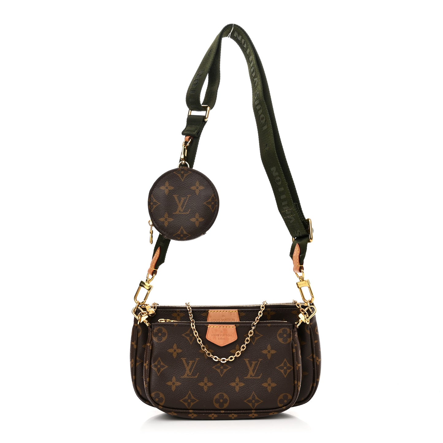 Monogram Multi Pochette Accessories Kaki
