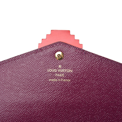 Louis Vuitton Monogram Totem Sarah Wallet Magenta 7 of 10