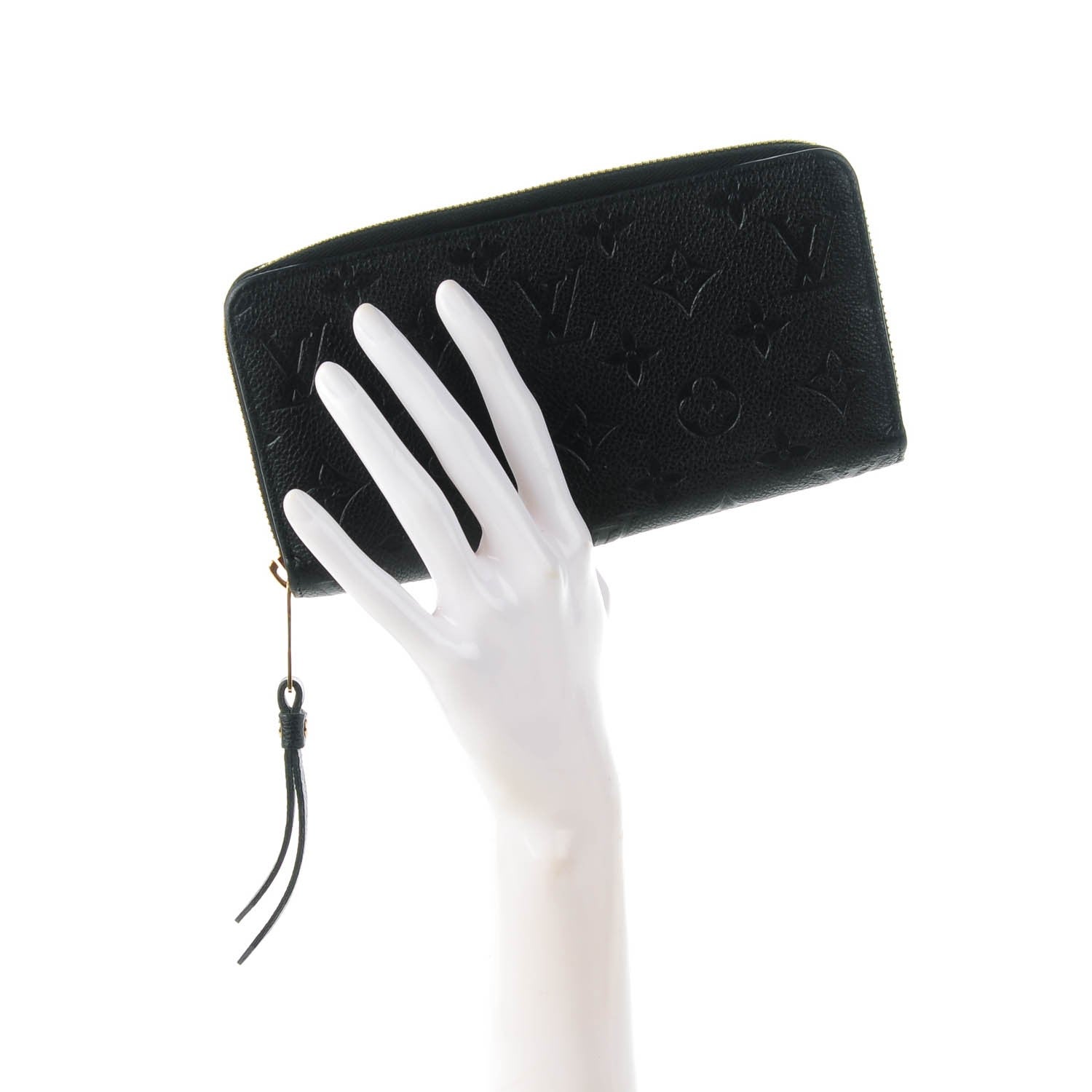 Louis Vuitton Empreinte Zippy Wallet Black 2 of 7