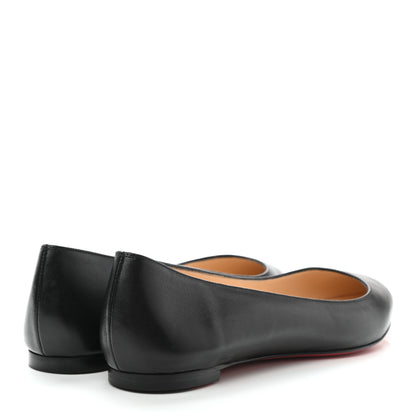 Christian Louboutin Shiny Nappa Eloise Flats 37.5 Black 4 of 8