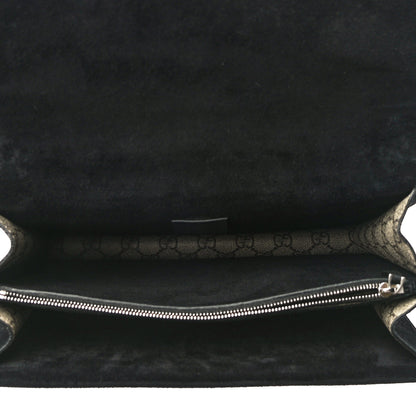 Gucci GG Supreme Monogram Medium Dionysus Shoulder Bag Black 5 of 13