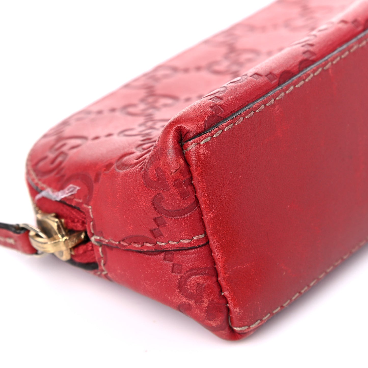 Guccissima Small Cosmetic Pouch Red