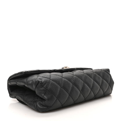 Chanel Grained Calfskin Quilted 2.55 Reissue Flap Belt Bag Clutch Black 4 of 9
