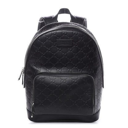 Gucci Guccissima Signature Small Day Backpack Black 1 of 15