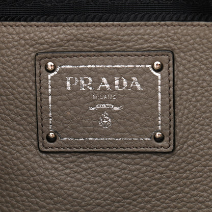 Prada Vitello Daino Side Zip Tote Argilla 6 of 12