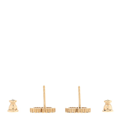 Christian Dior Crystal Clair D Lune Earrings Gold 3 of 4