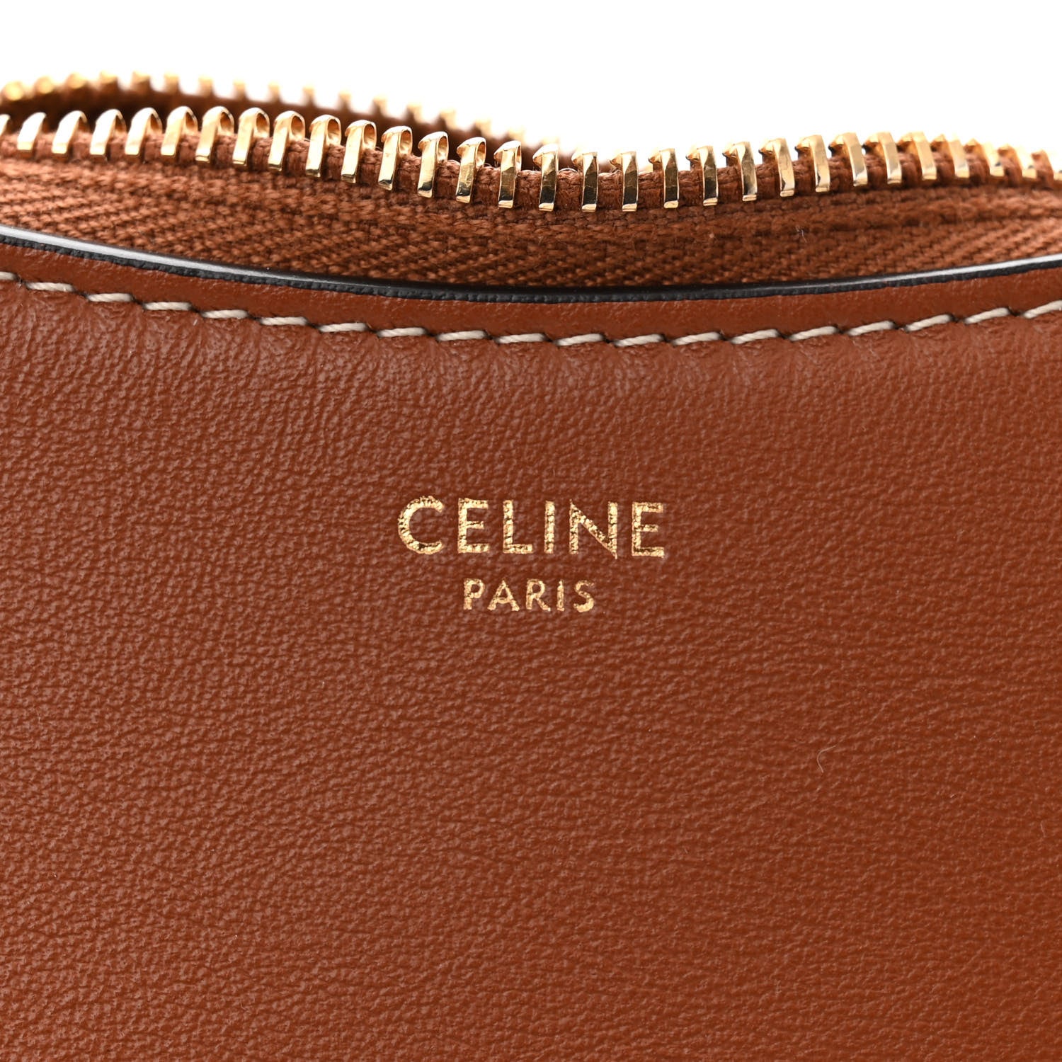 Celine Smooth Calfskin Medium Strap Ava Shoulder Bag Tan 6 of 11