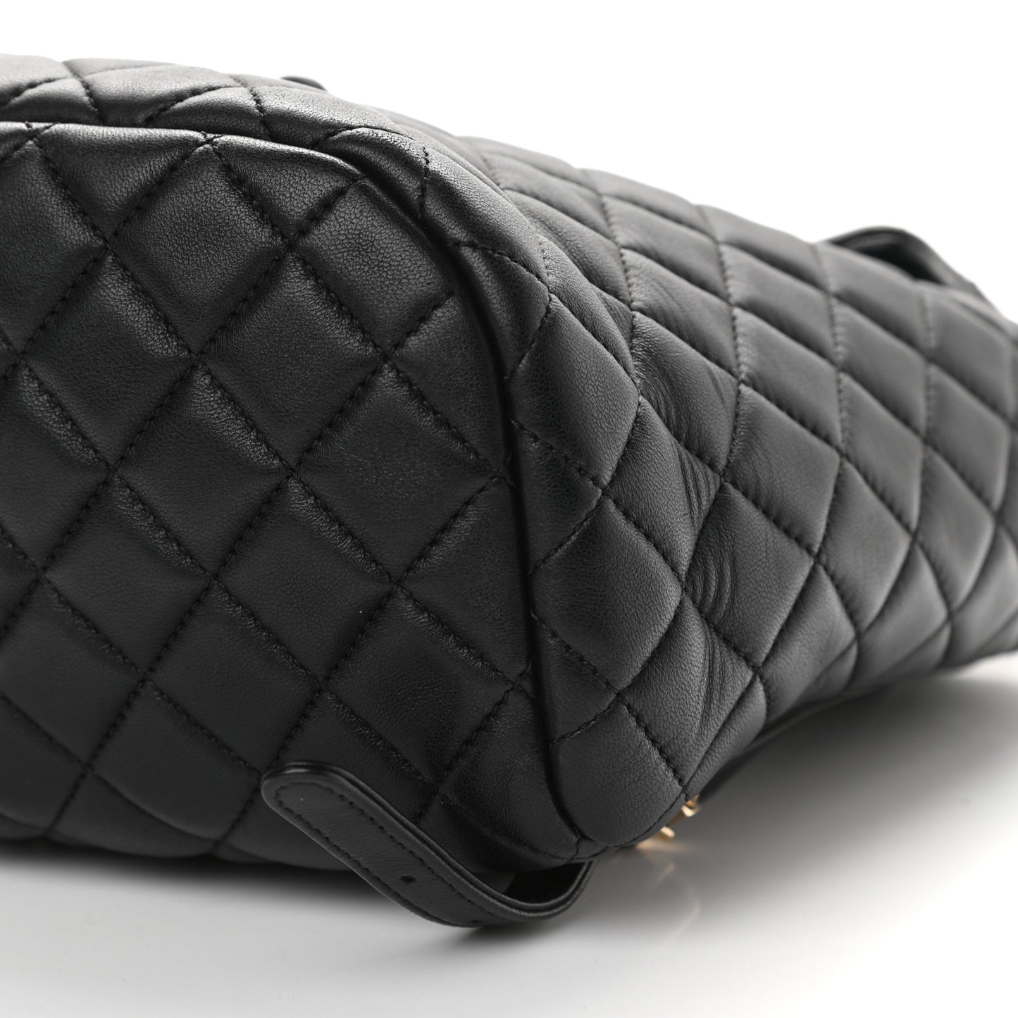 Lambskin Quilted Small Urban Spirit Backpack Black