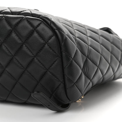 Chanel Lambskin Quilted Small Urban Spirit Backpack Black 6 of 9