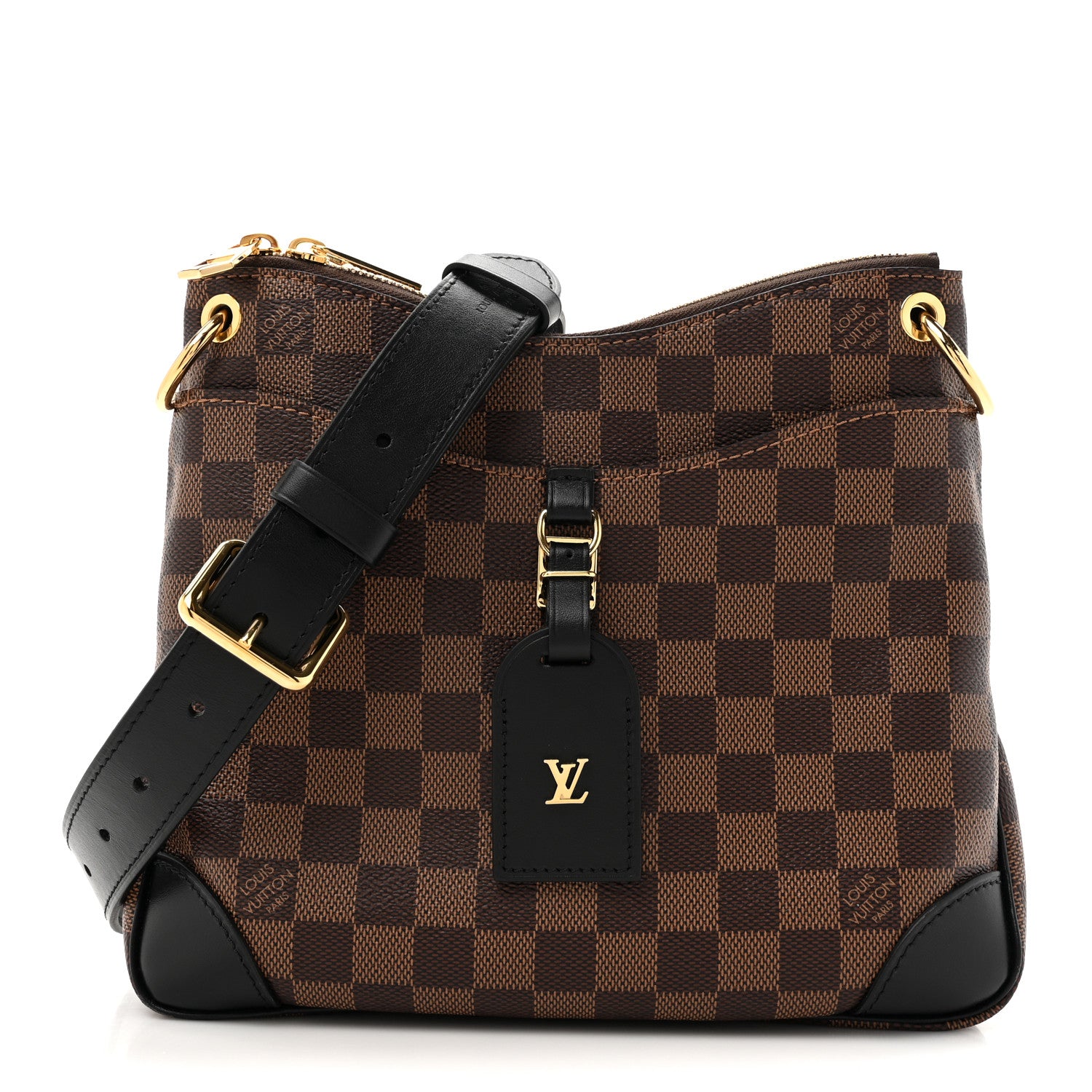 Louis Vuitton Damier Ebene Odeon PM Black 1 of 12