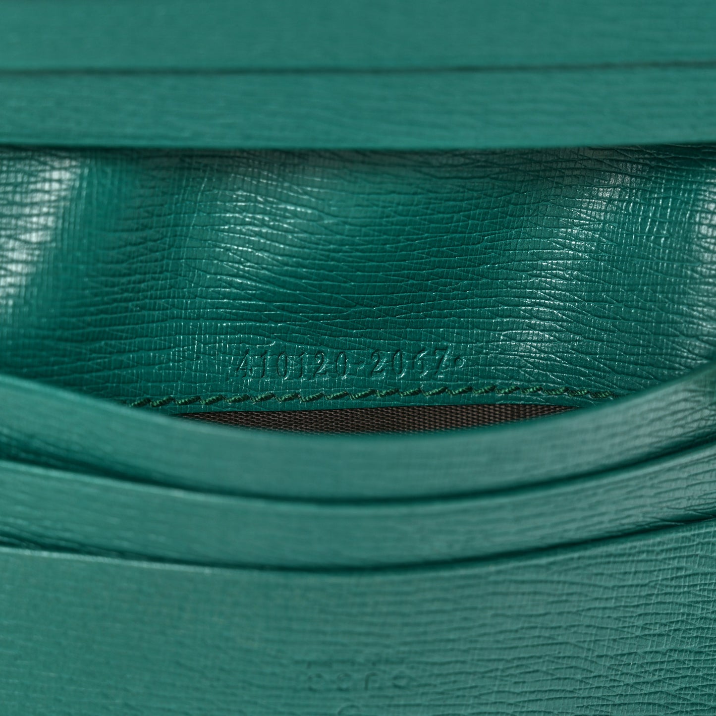 Shangai Calfskin Blooms Print Card Case Wallet Clear Bright Emerald Multicolor