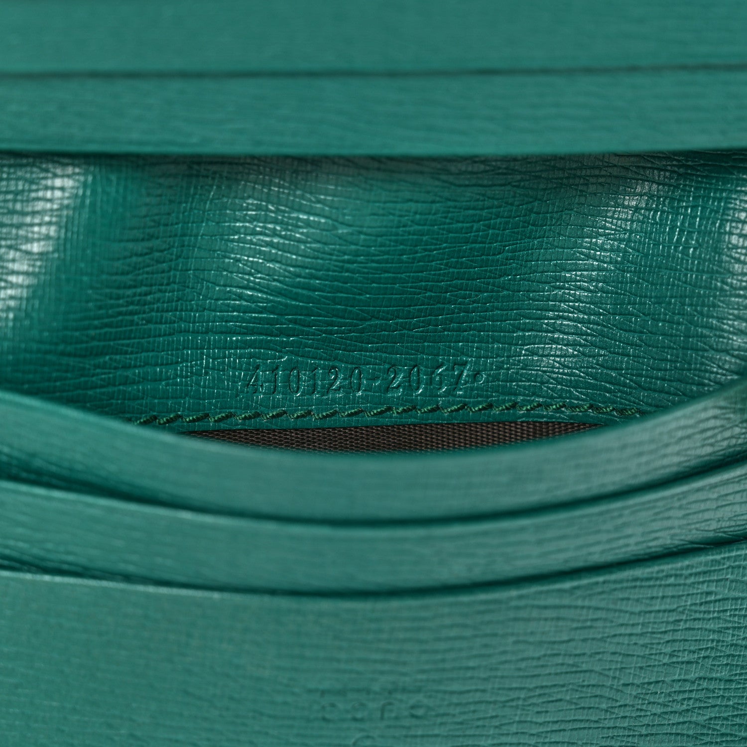 Gucci Shangai Calfskin Blooms Print Card Case Wallet Clear Bright Emerald Multicolor 8 of 14