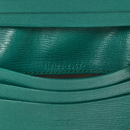 Gucci Shangai Calfskin Blooms Print Card Case Wallet Clear Bright Emerald Multicolor 8 of 14