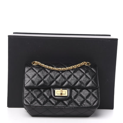Chanel Aged Calfskin Quilted 2.55 Reissue Mini Flap Black 11 of 11