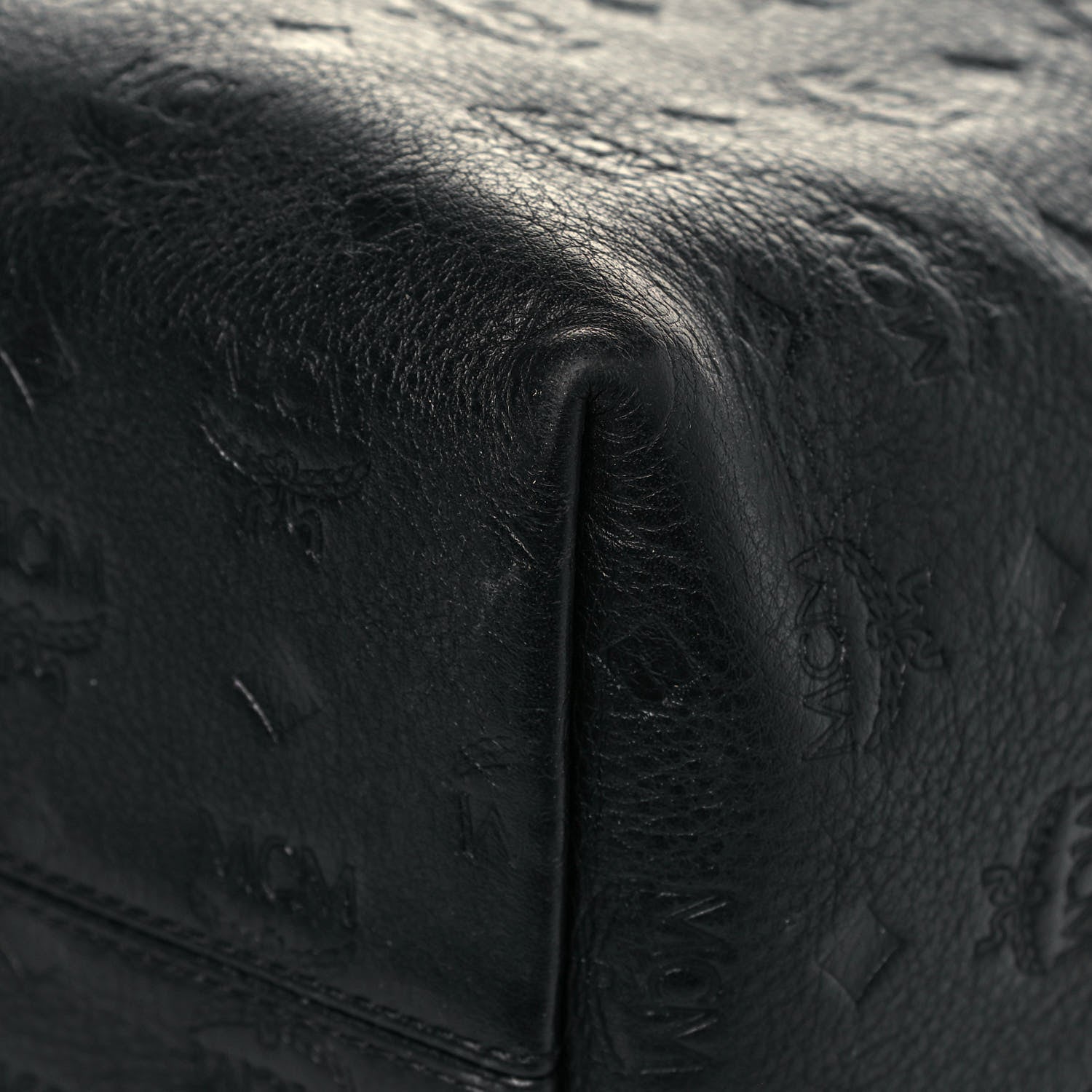 MCM Calfskin Ottomar Monogram Large Klara Hobo Black 9 of 14