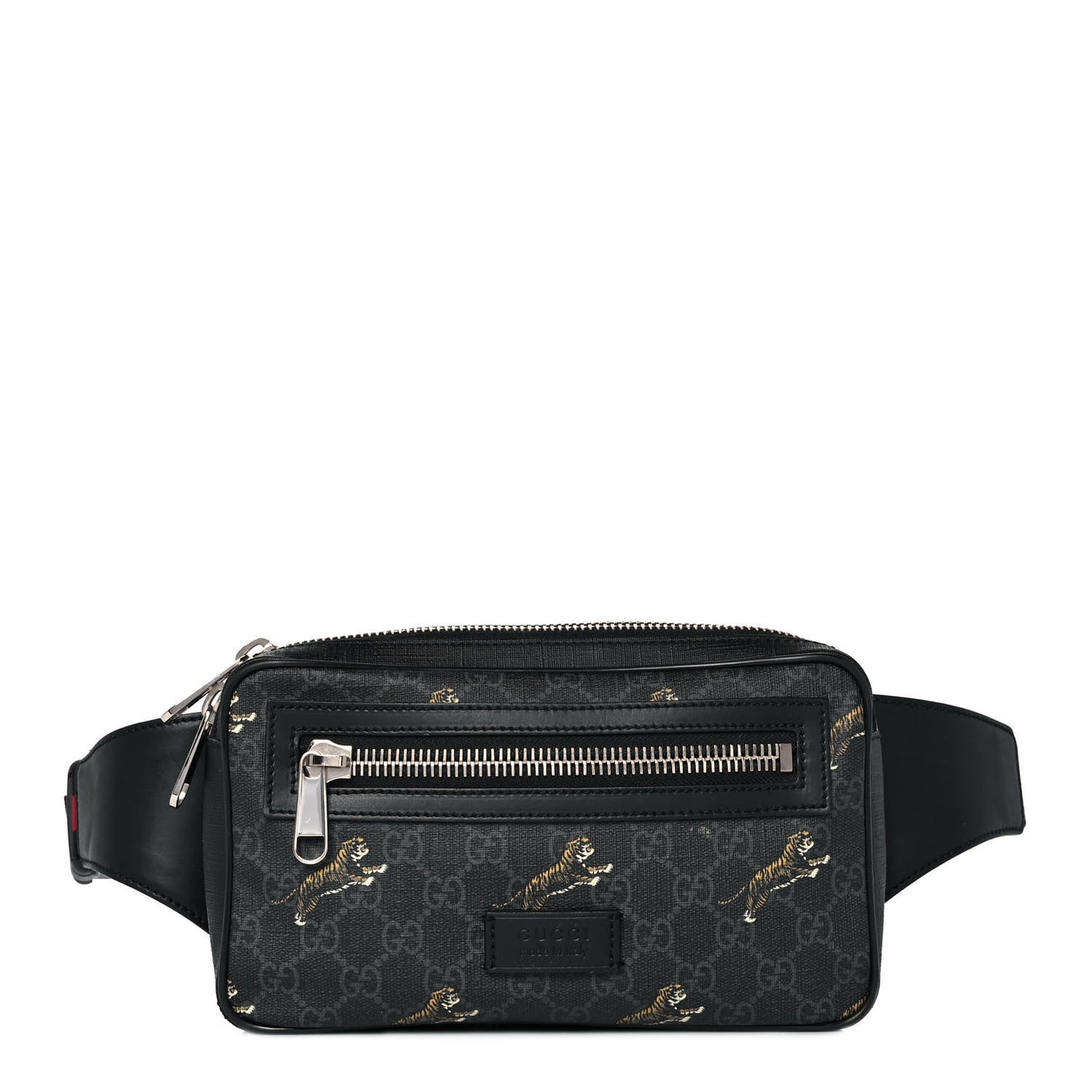 Soft GG Supreme Monogram Tigers Belt Bag Black Multicolor