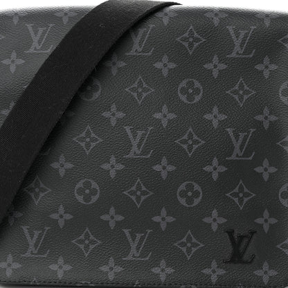 Louis Vuitton Monogram Eclipse District PM Black 8 of 11