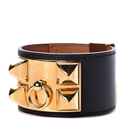 Hermes Chamonix Collier De Chien CDC Bracelet S Black 1 of 7