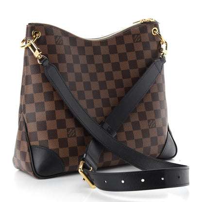 Louis Vuitton Damier Ebene Odeon MM Black 3 of 8