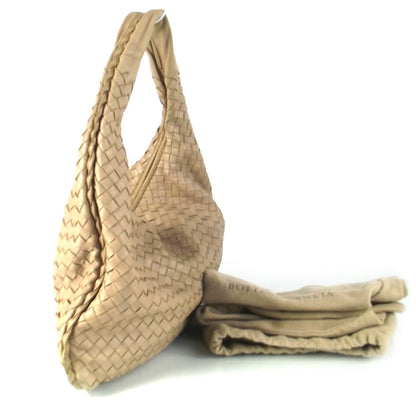 Bottega Veneta Leather Woven Hobo Camel 3 of 7