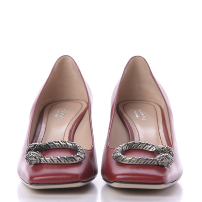 Gucci Lambskin Dionysus Low Heel Pumps 39 Red 3 of 10