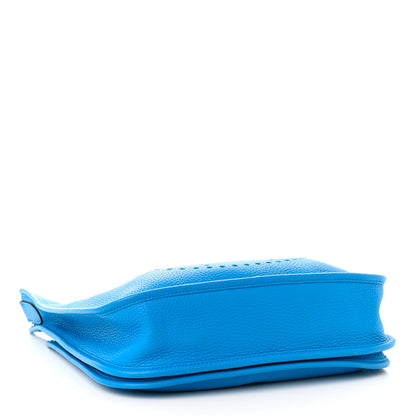 Hermes Taurillon Clemence Evelyne III PM Bleu Zanzibar 4 of 10