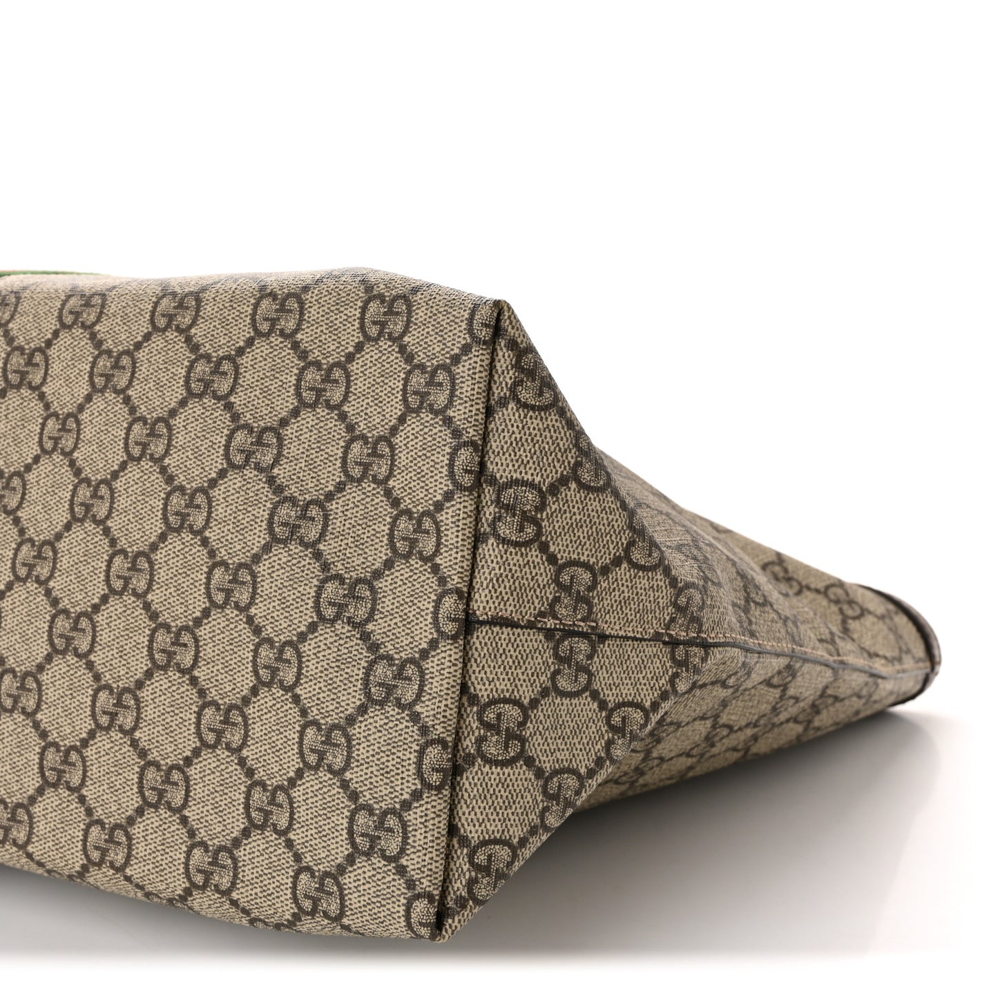 GG Supreme Monogram Medium Ophidia Shopping Tote Brown