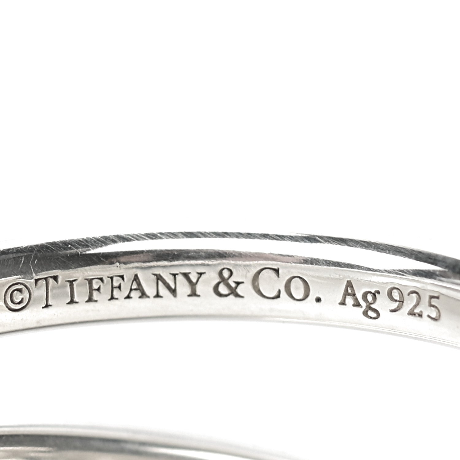 Tiffany Sterling Silver Pearl HardWear Double Pearl Ring 49 4.75 4 of 4