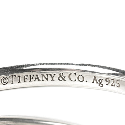 Tiffany Sterling Silver Pearl HardWear Double Pearl Ring 49 4.75 4 of 4
