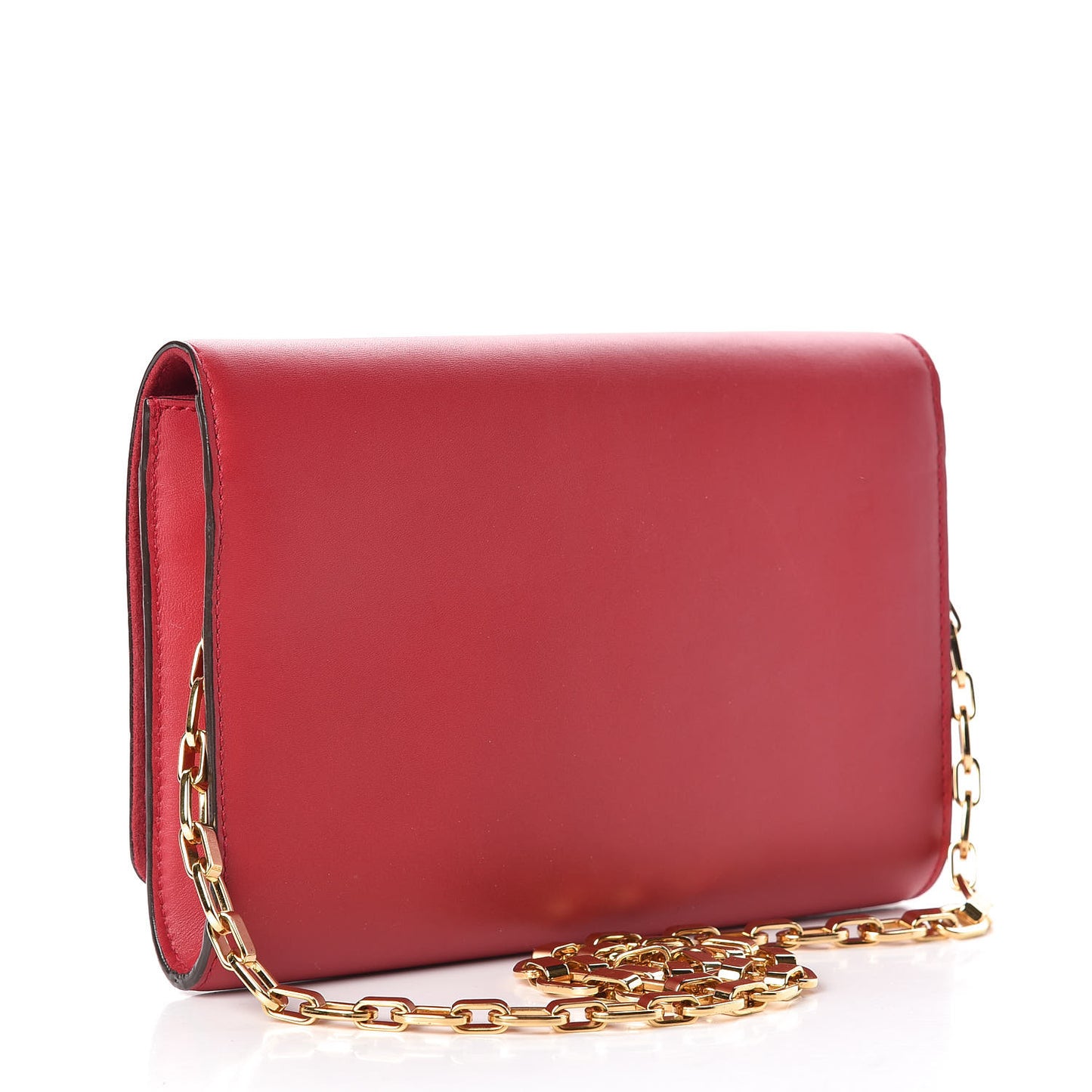 Calfskin Chain Louise GM Framboise