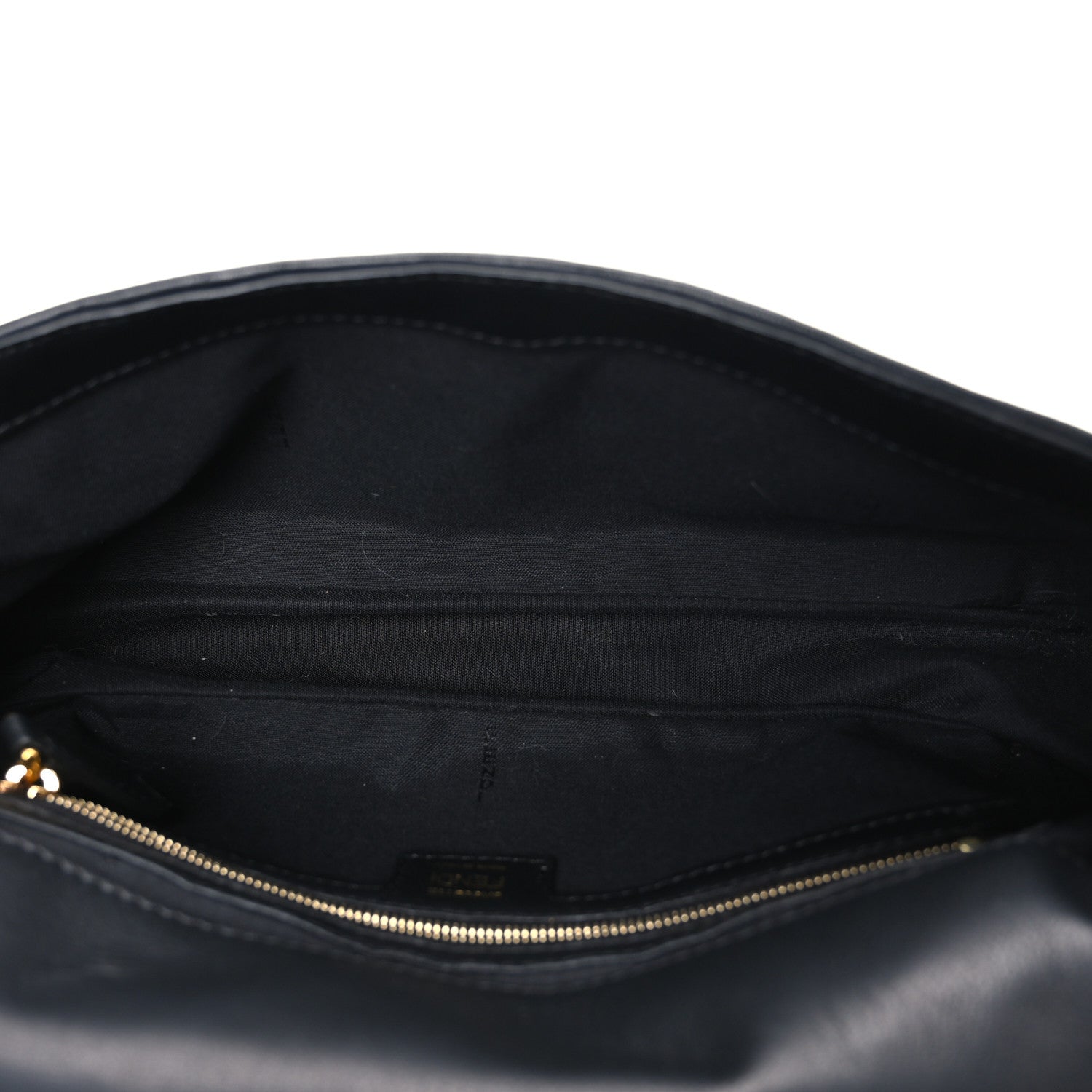 Fendi Nappa FF 1974 Embossed Baguette Black 5 of 11