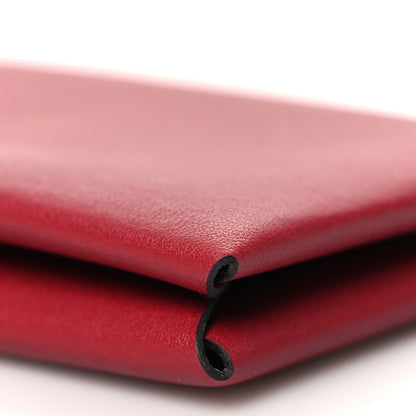 Hermes Evercolor Verso Calvi Card Case Rouge Grenat Glycine 11 of 11